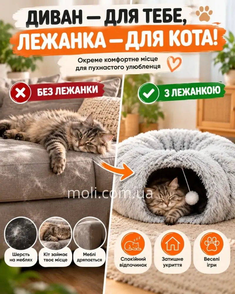 Диван для тебе, лежанка для кота